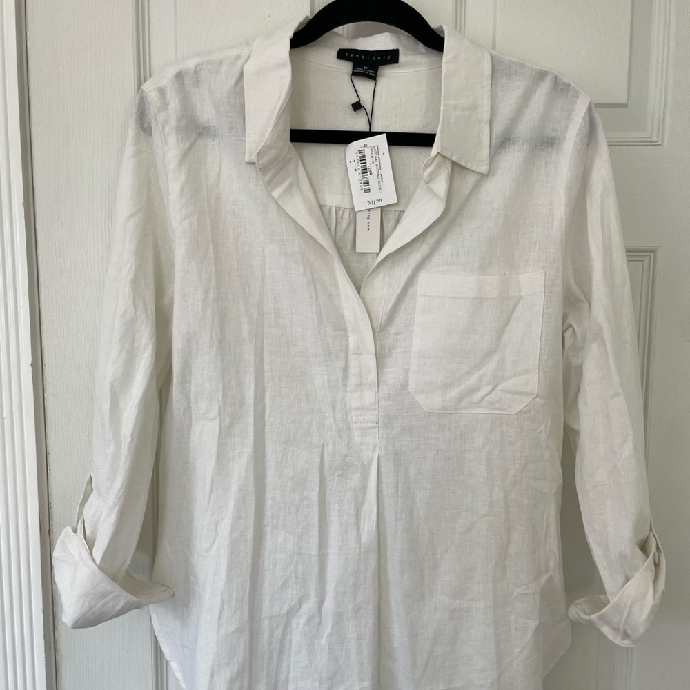 Sanctuary White Blouse
